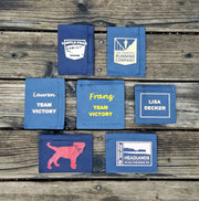 Custom name print for removable Victory Bag pocket/patch