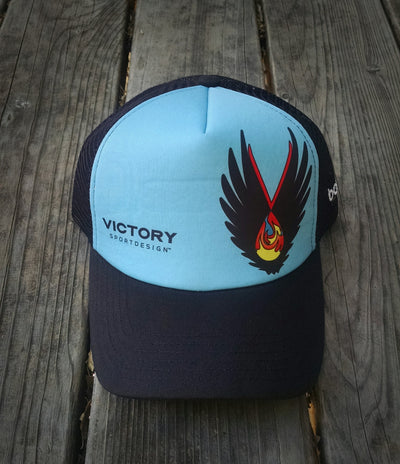 Blue Foam Top Trucker